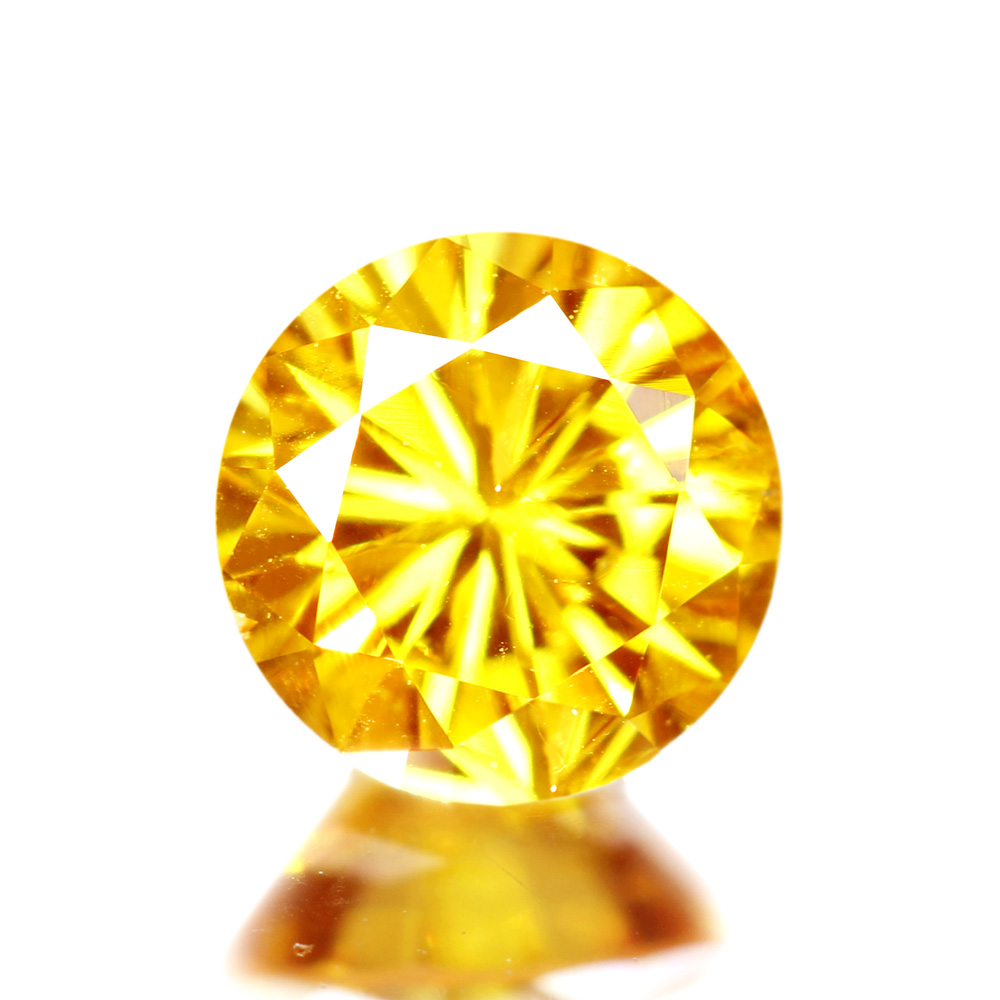 綾ジュエリー0.232ct Fancy Yellow SI-2 イエローダイヤルース